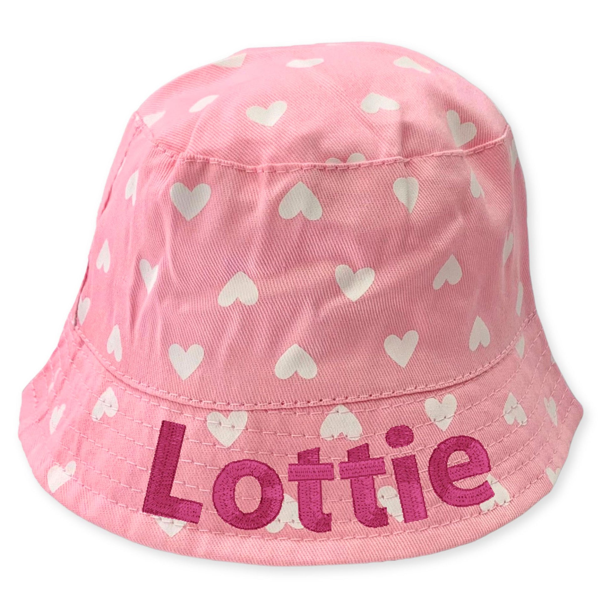personalised sun hat baby girl
