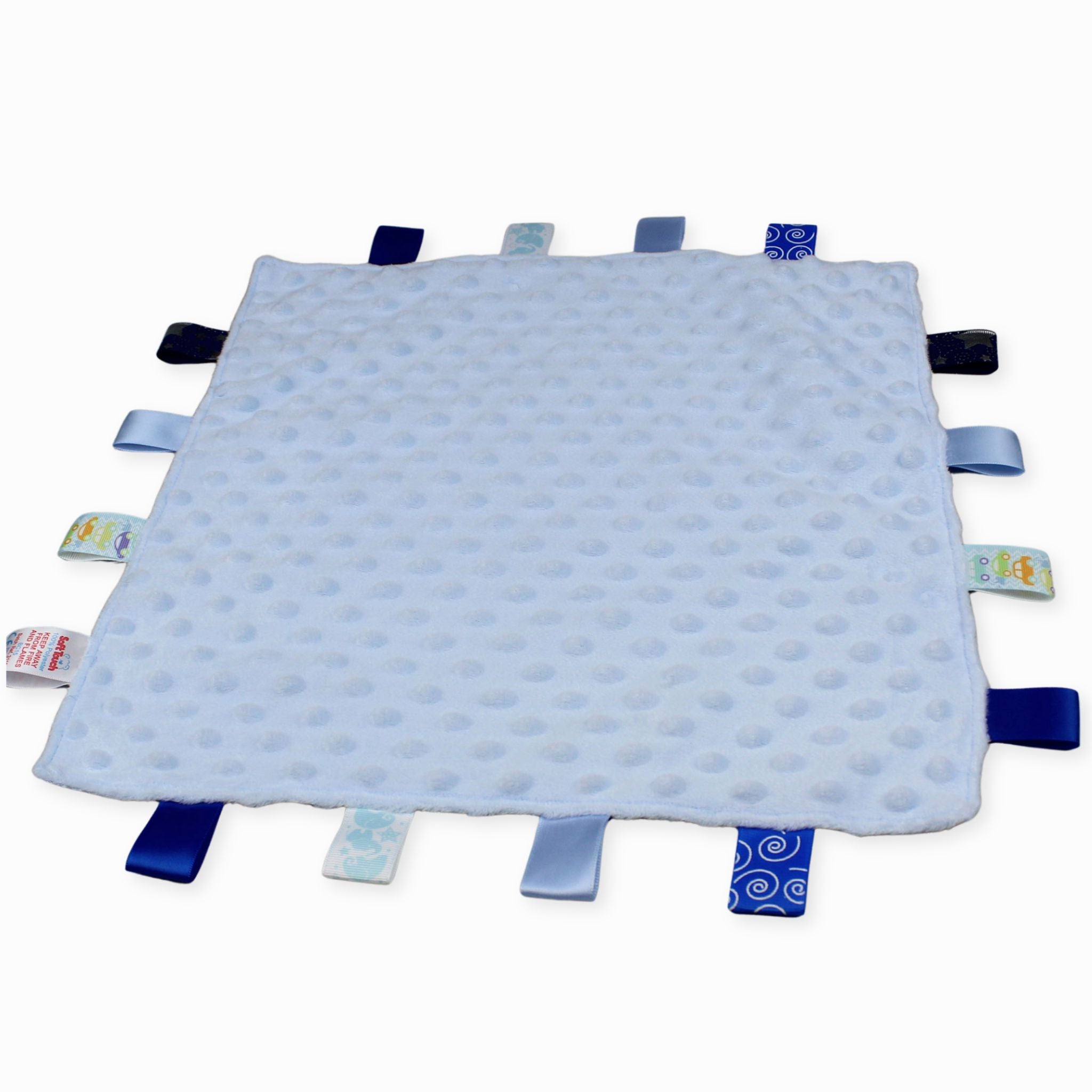 baby comforter custom blue