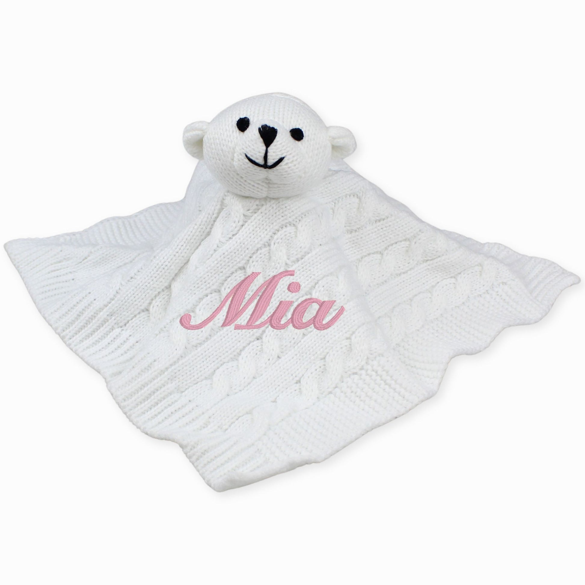 baby personalised teddy comforter unisex