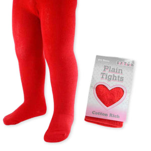 baby girl red tights