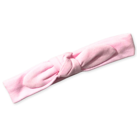 baby girls headband with knotted bow