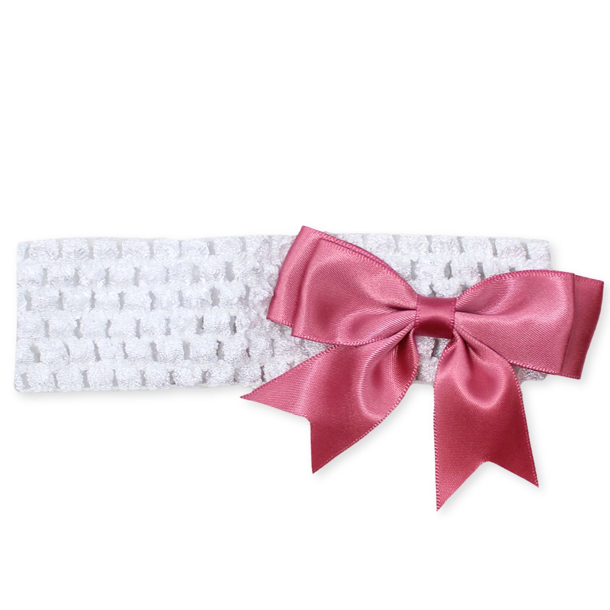 dusky pink head band