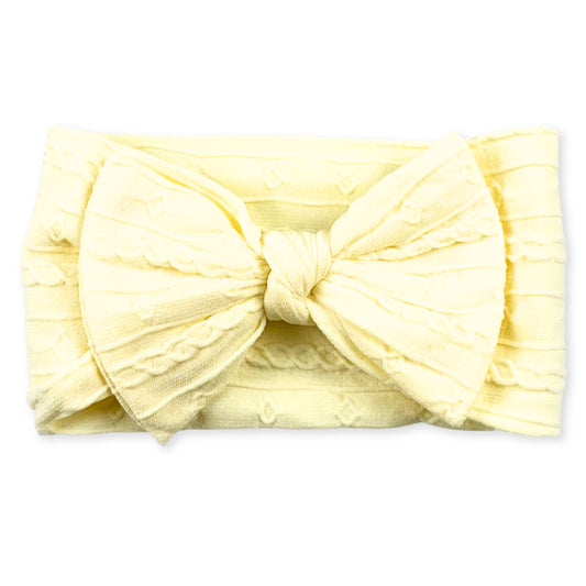 lemon yellow headband