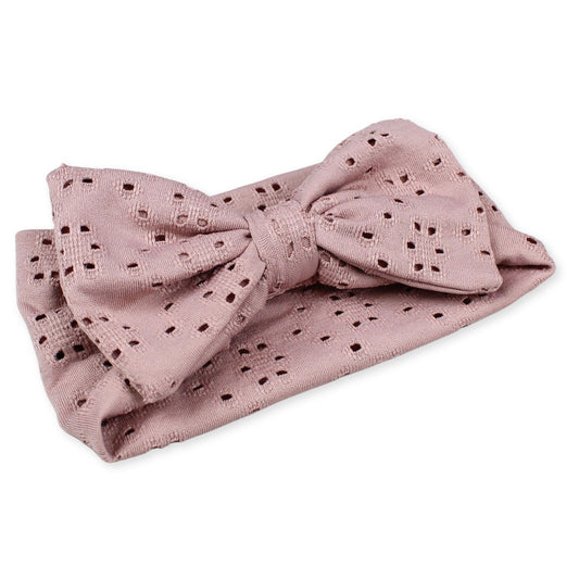 baby grl headband dusty pink