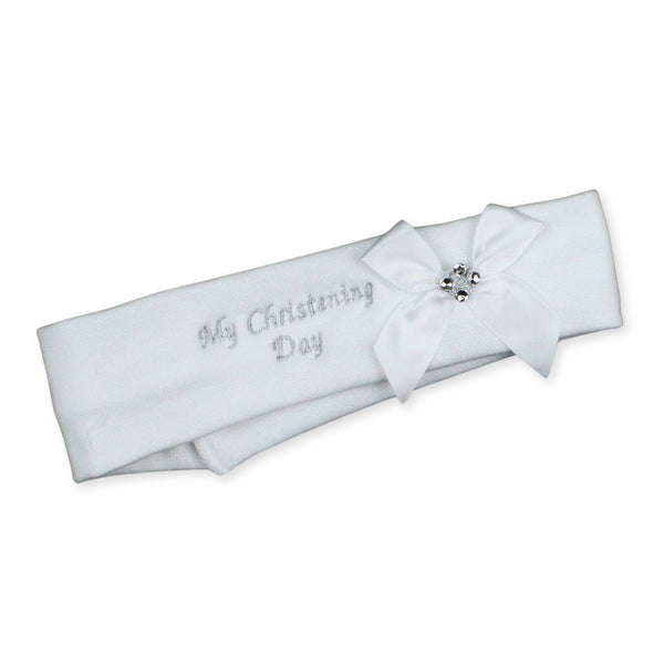my christening day headband