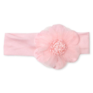newborn flower pink headband