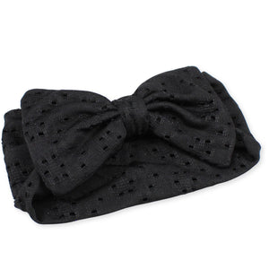 baby girls black headband