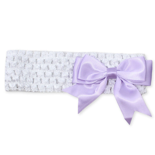 lilac headband  baby girl