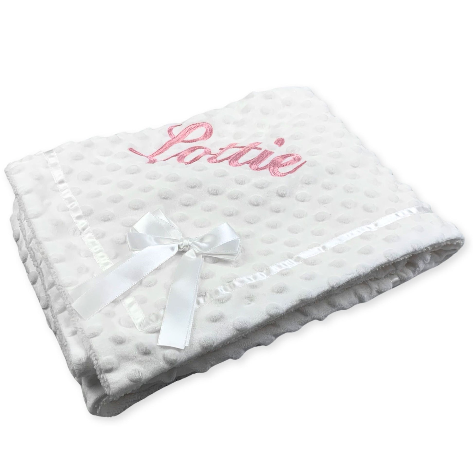 baby unisex personalised white