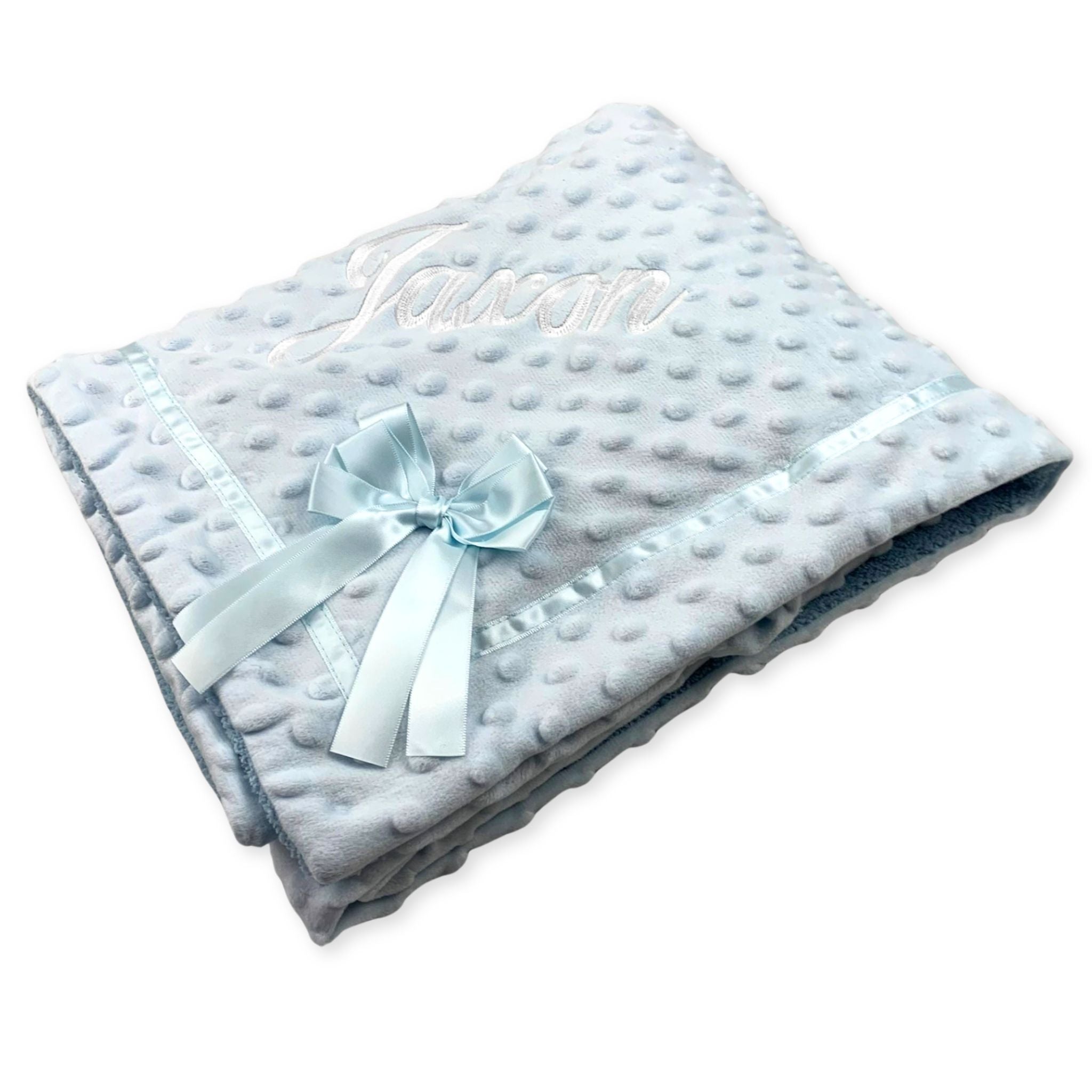 baby boys deluxe blanket personalsied