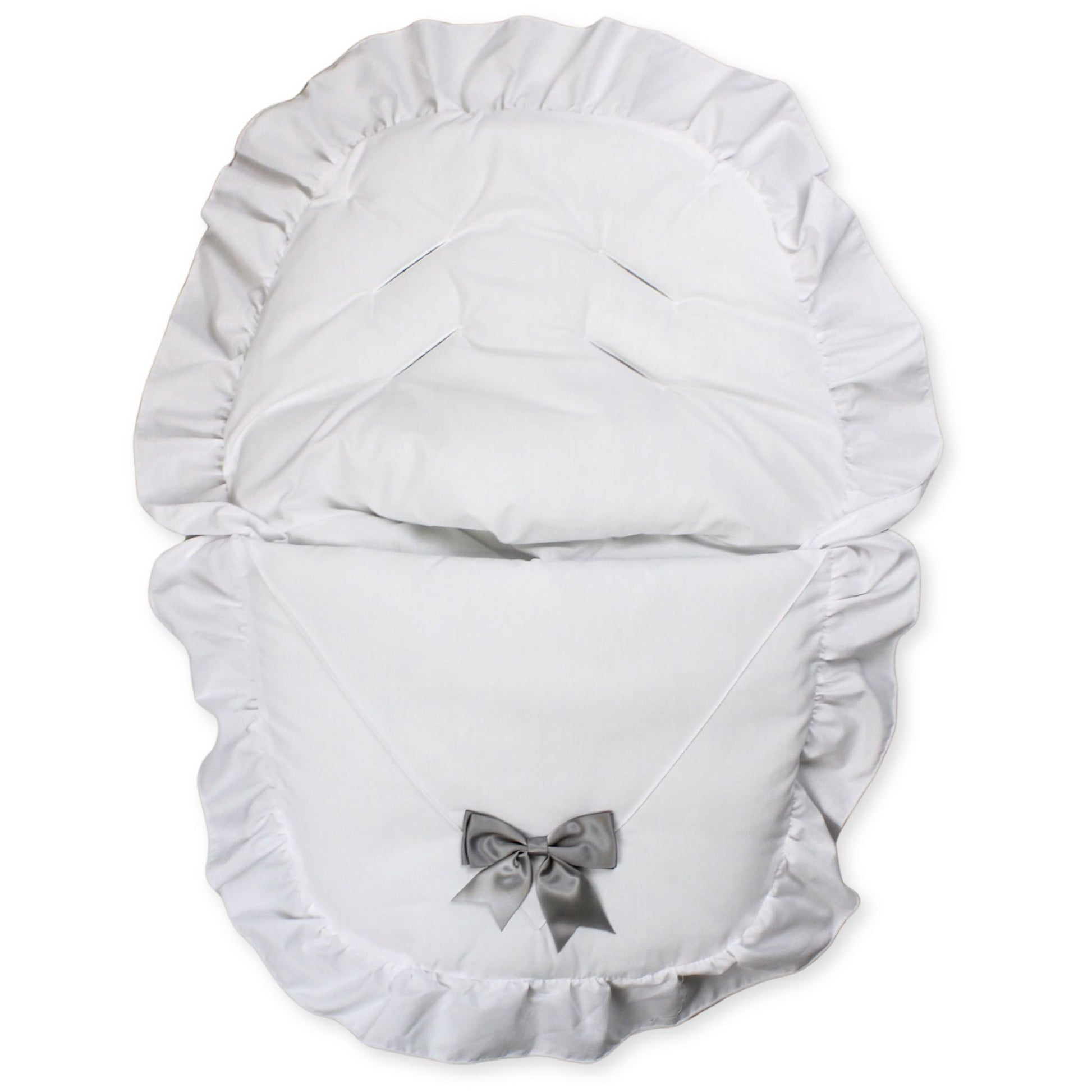 white grey car muff for unisex baby
