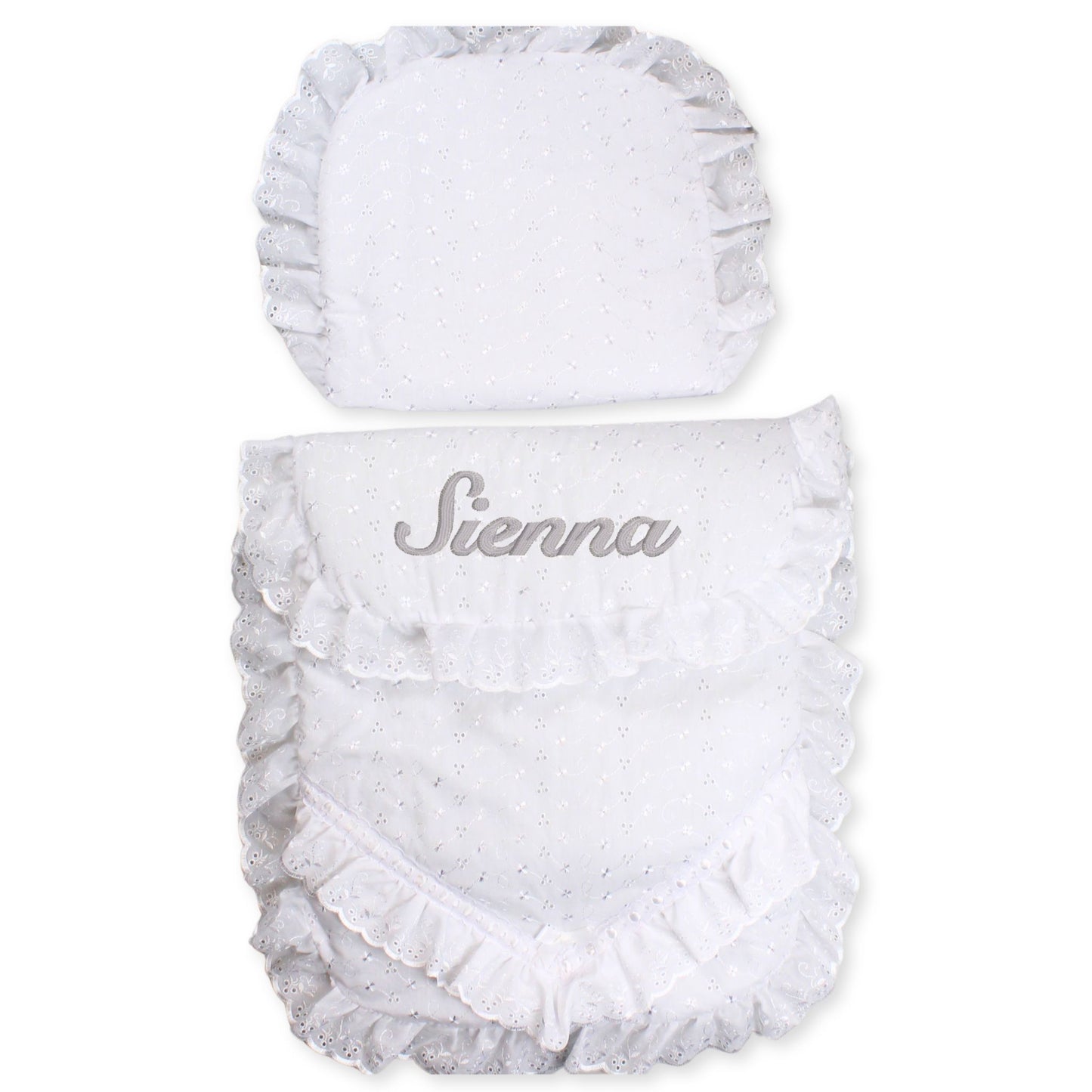 baby unisex white pramset