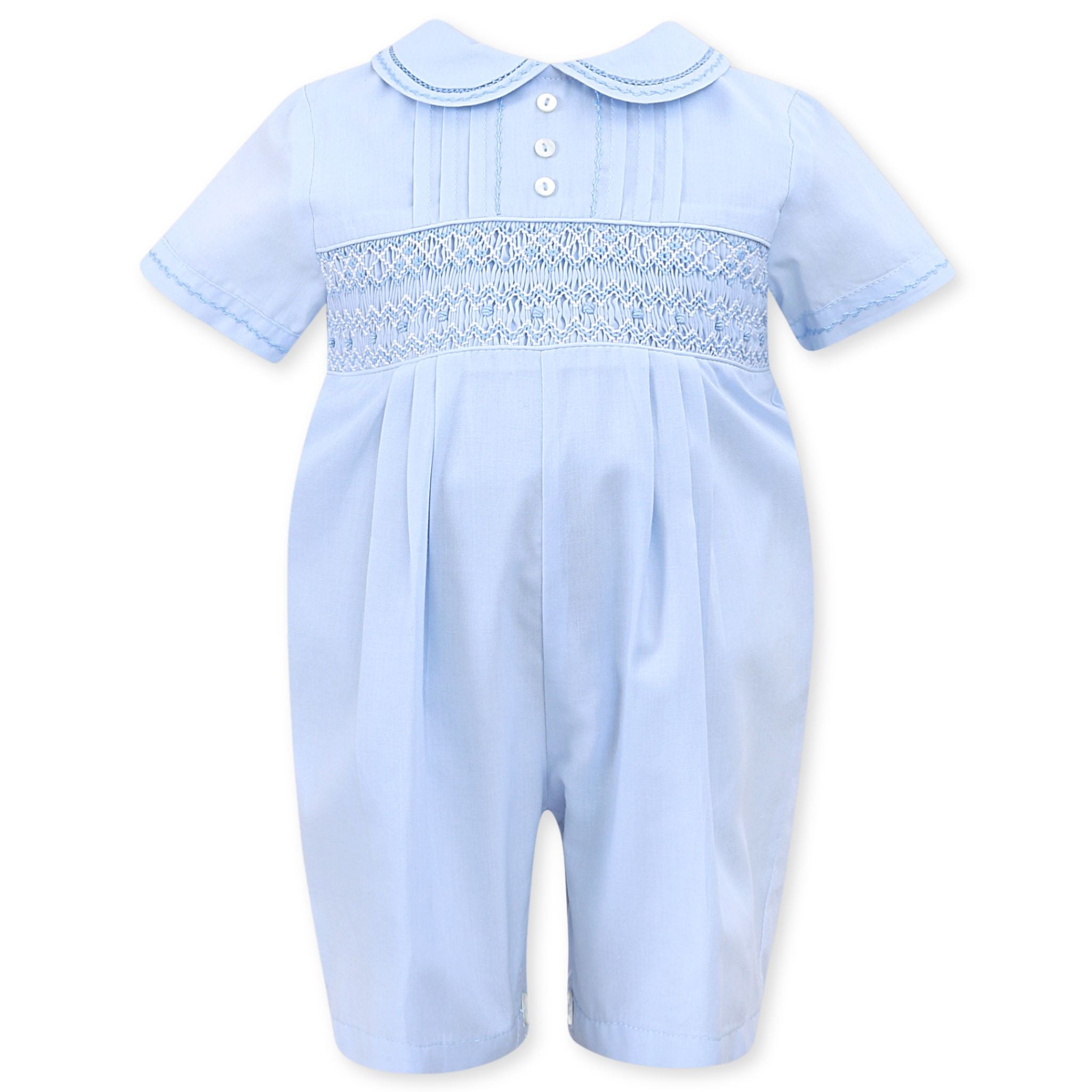 sarah louise boys blue romper