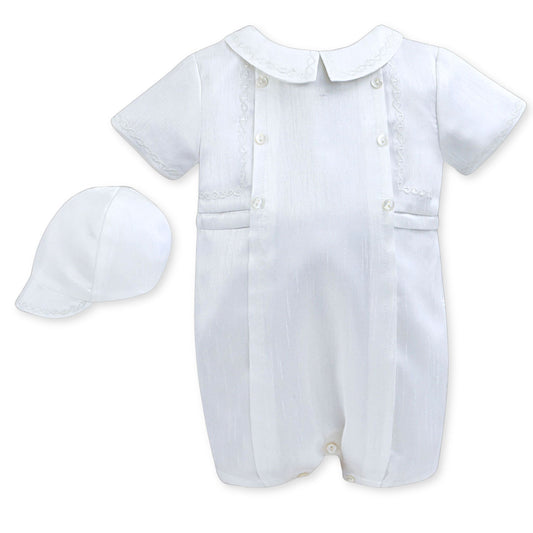 baby boys sarah louise christening romper