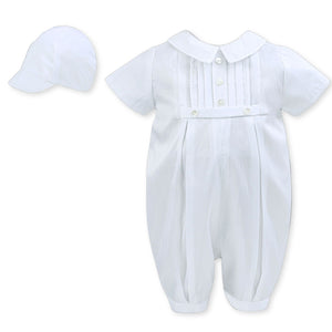 sarah louise boys christening romper summer