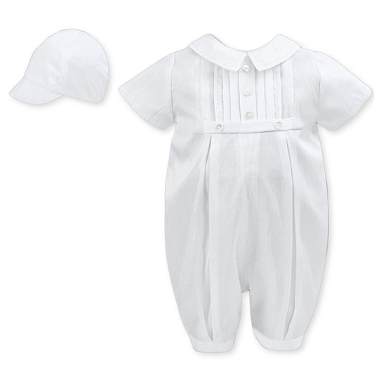 sarah louise boys christening romper summer