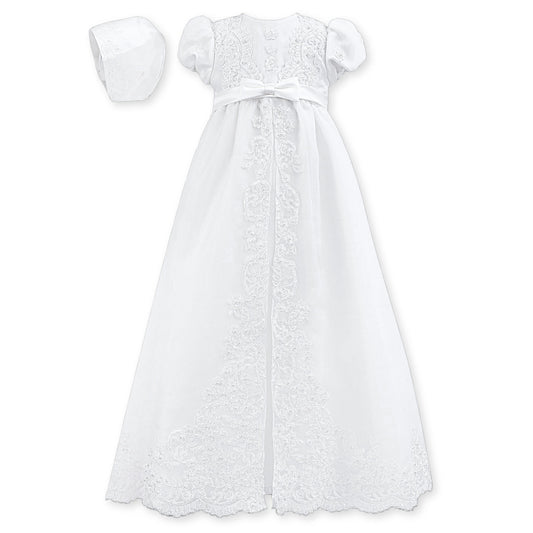 baby girls christening dress white