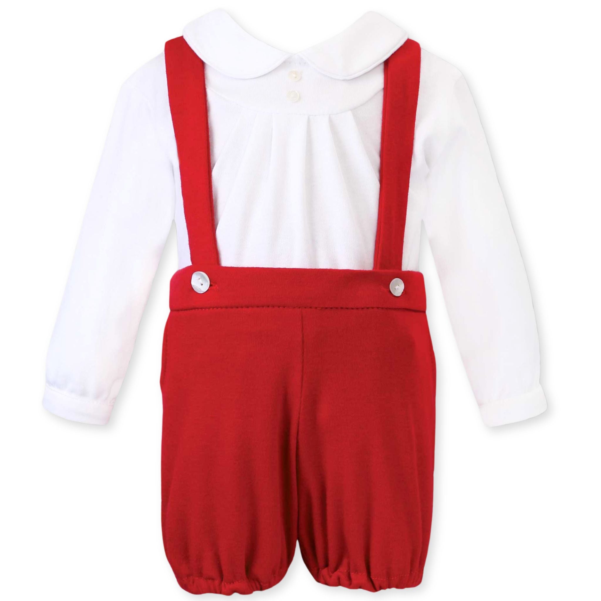 sarah louise boys outfit red christmas