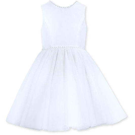 sarah louise white occasion dress for christening or flowegirl