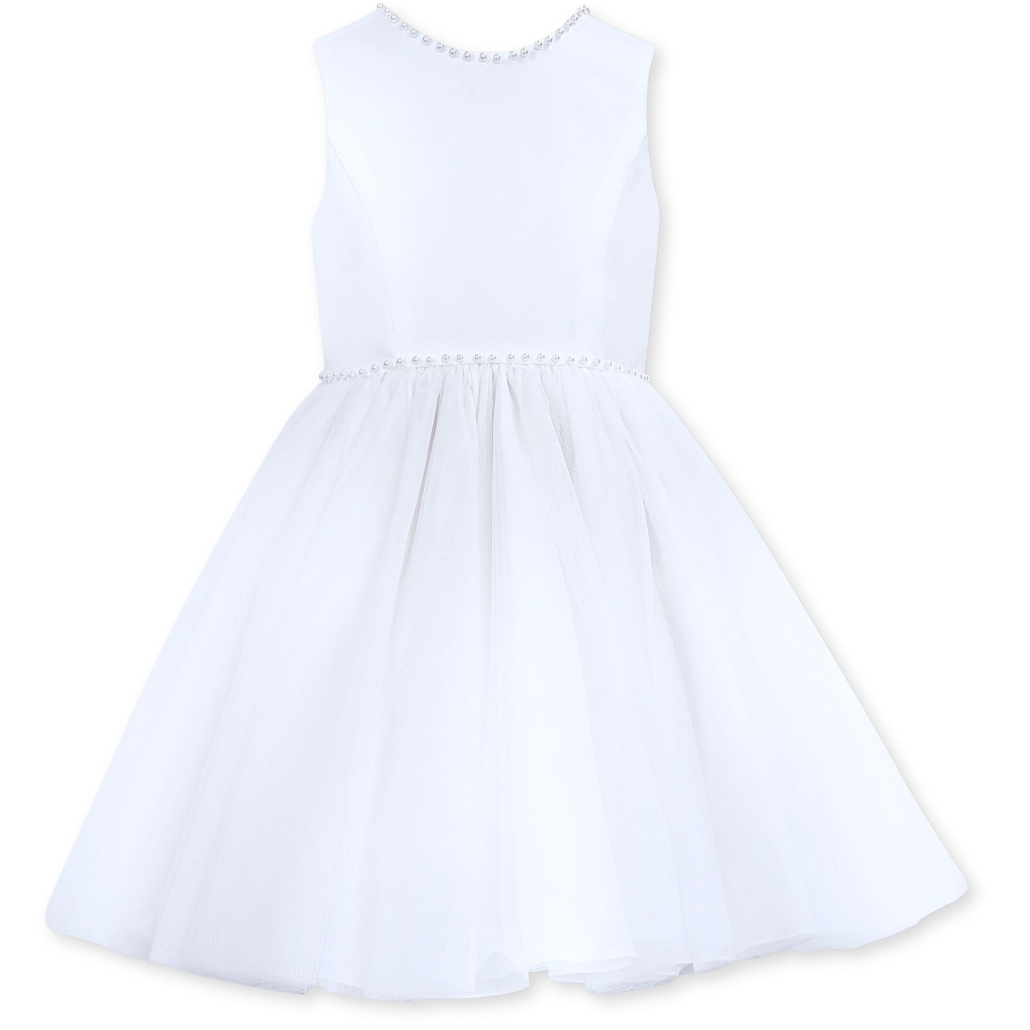 sarah louise white occasion dress for christening or flowegirl