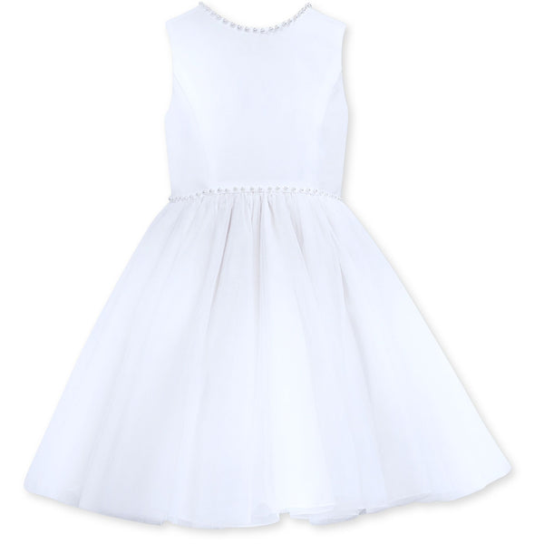 sarah louise white occasion dress for christening or flowegirl