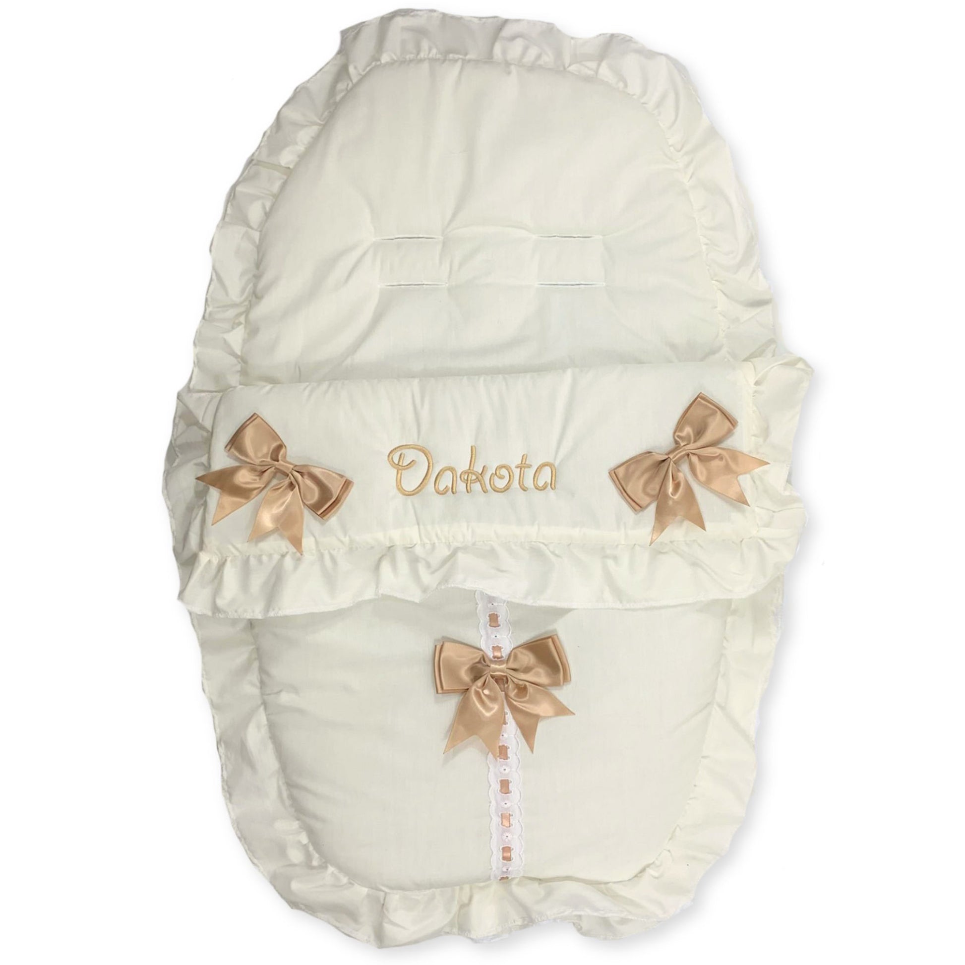 car seat foot muff personalised