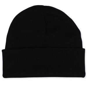 baby toddler plain black beanie