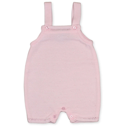 baby girls pink dungarees