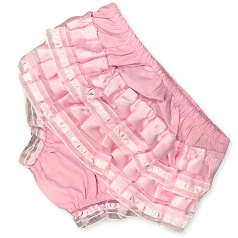 baby frilly knickers pink