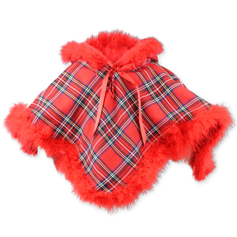 red baby cape