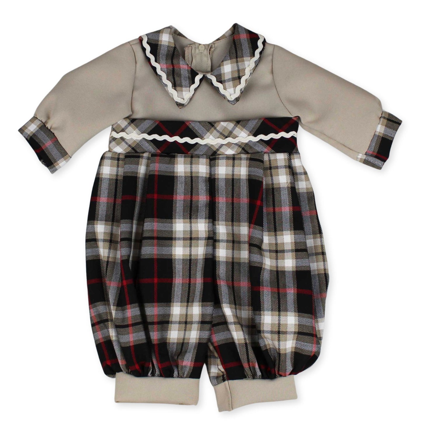 baby unisex beige romper 