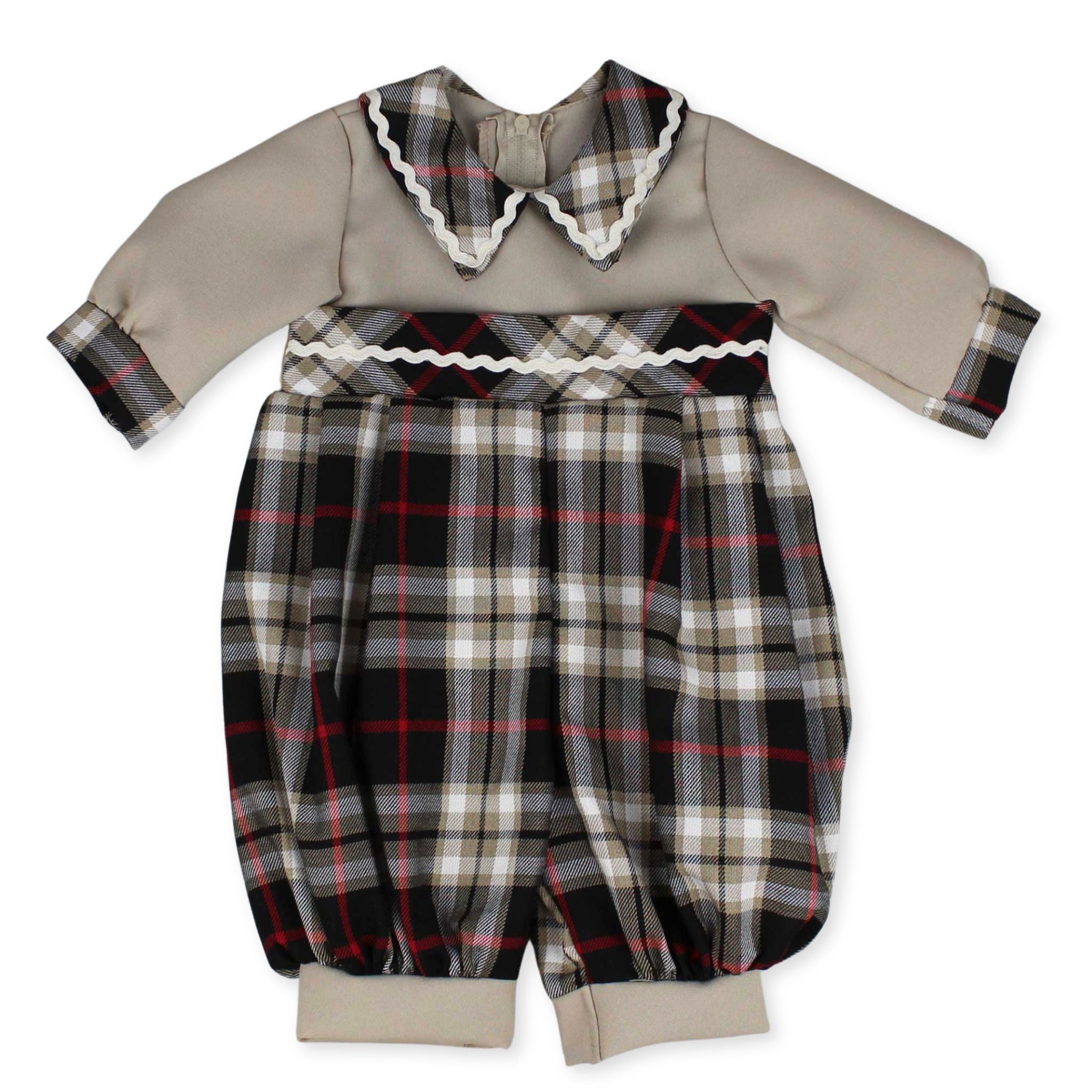 baby unisex beige romper 