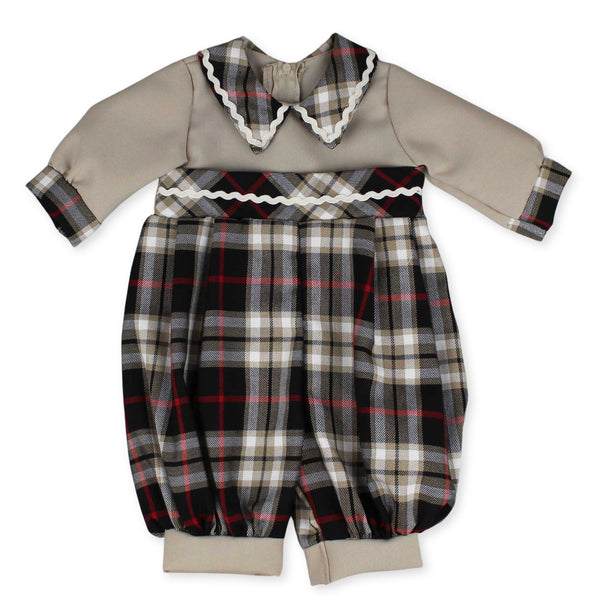 baby unisex beige romper 