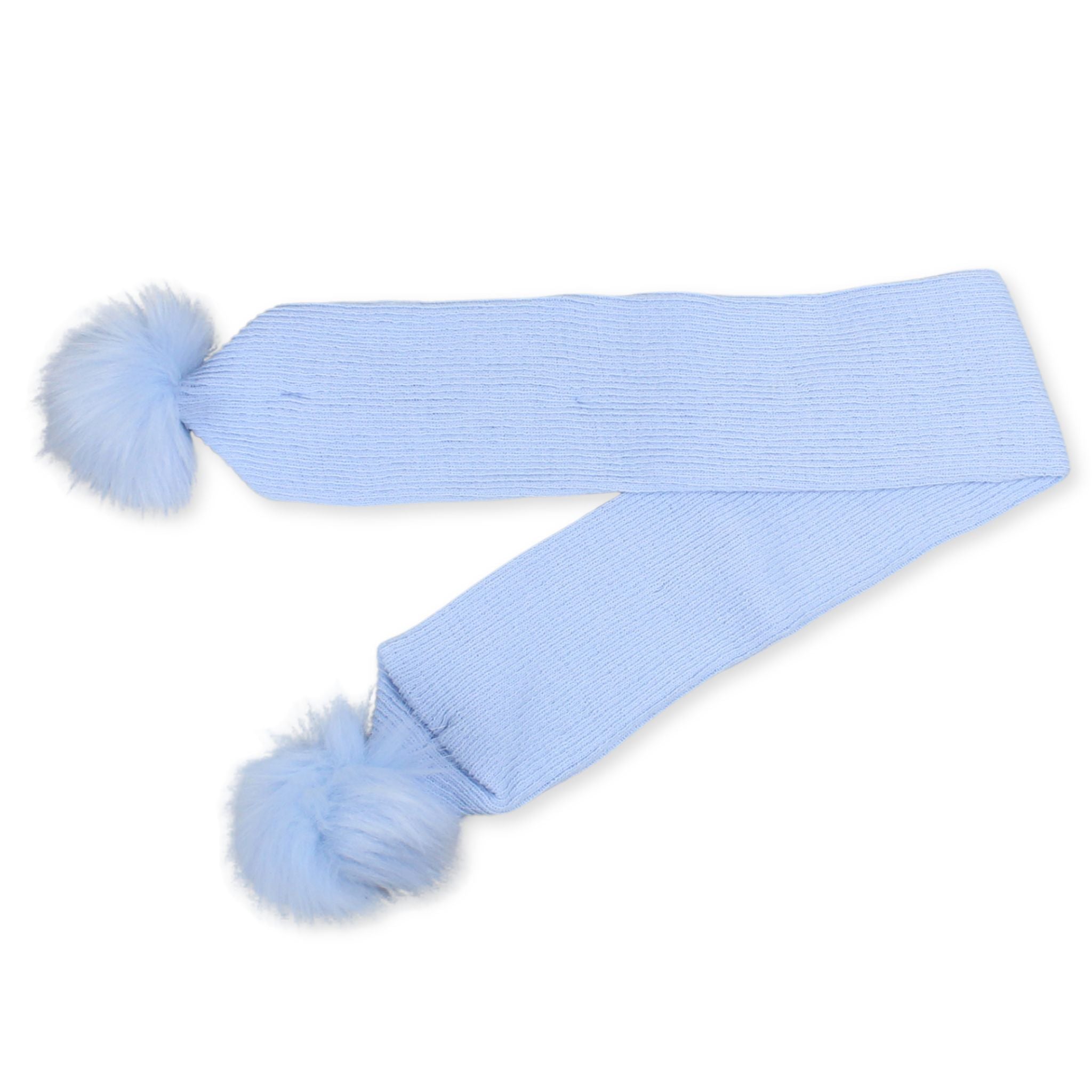 pastel blue scarf