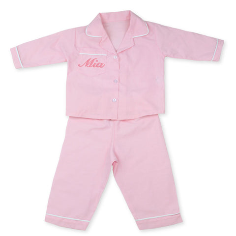 pink personalised pjamas