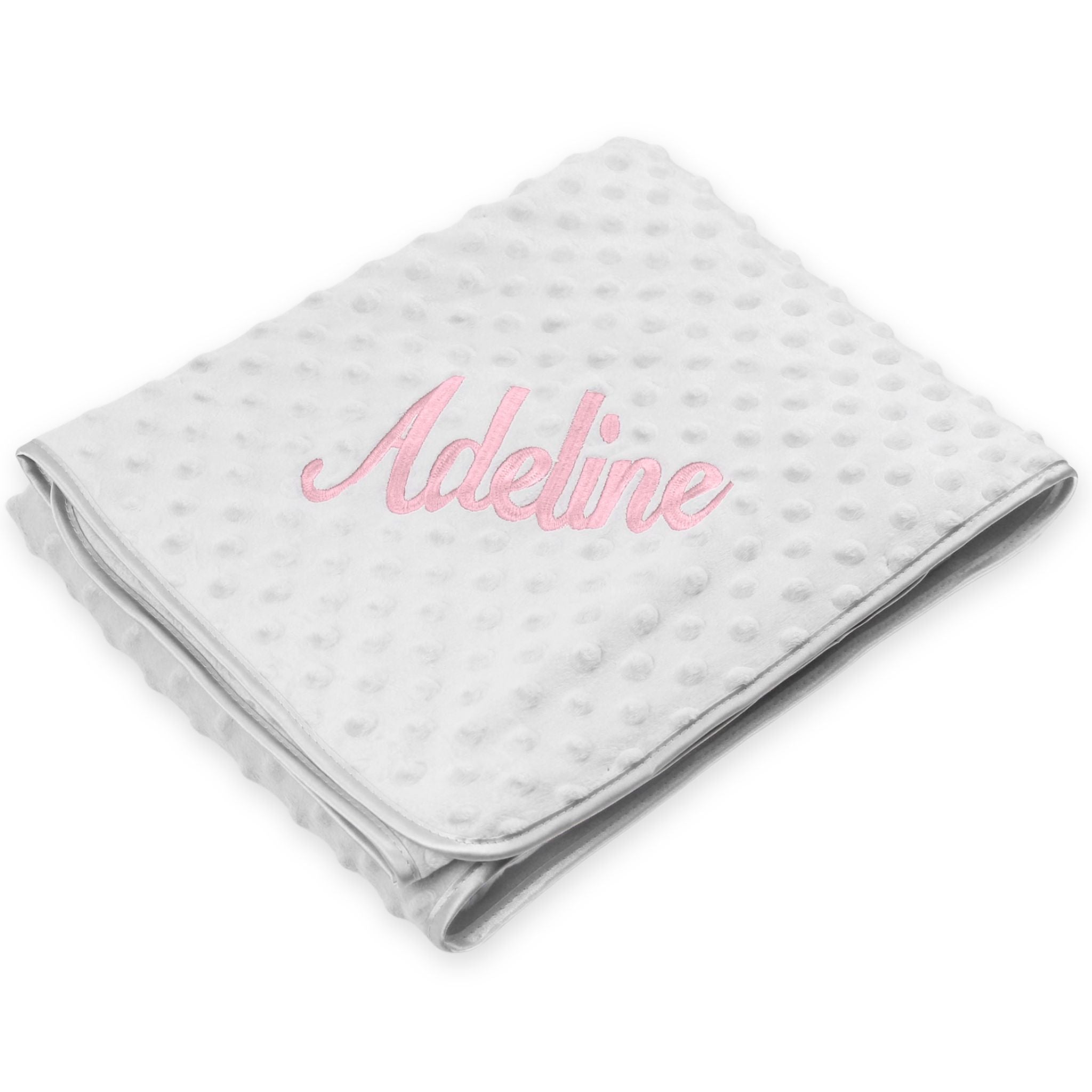 grey blanket unisex personalised