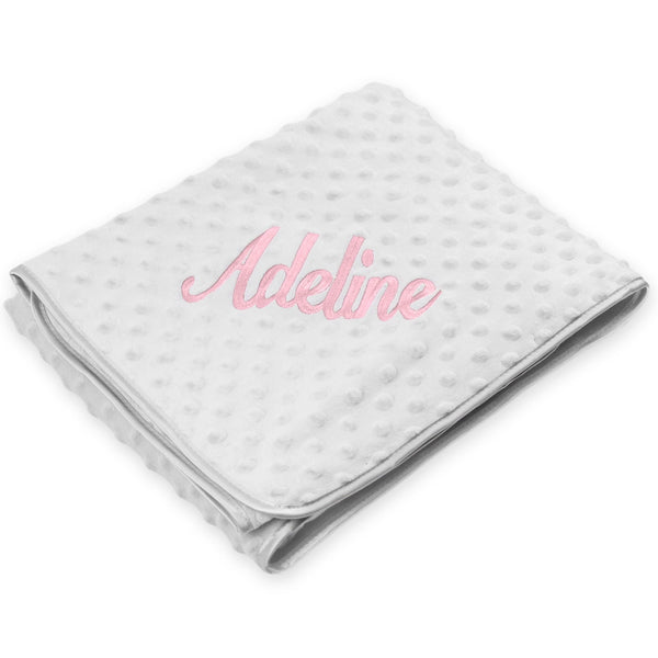 grey blanket unisex personalised