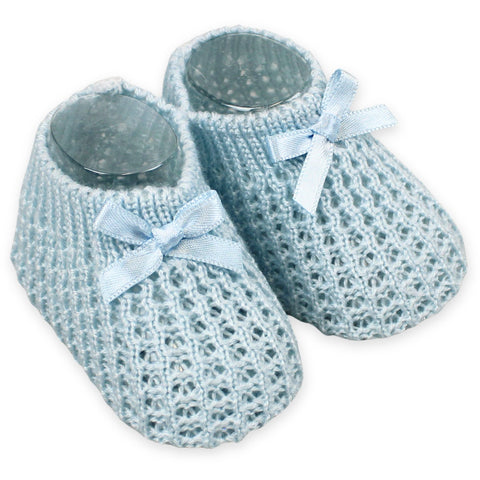 baby boys blue booties