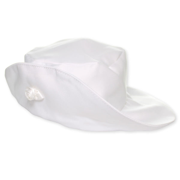 Baby Girls White Occasion Dress with Hat