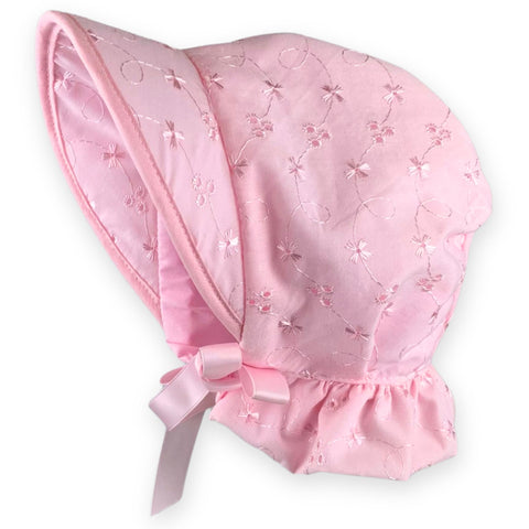 baby girls bo peep hat bonnet in pink