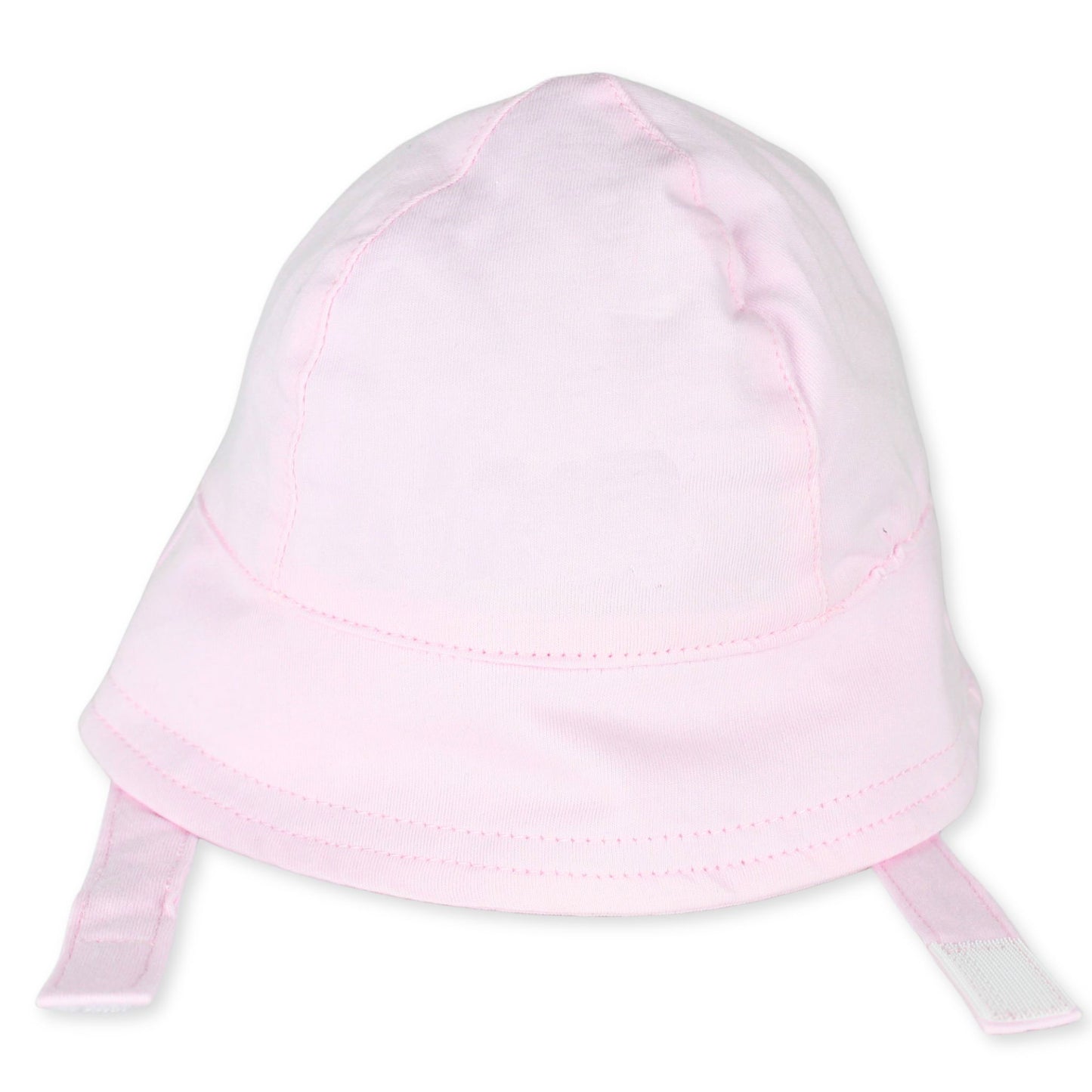 Baby Girls Pink Cotton Sun Hat (0–6 Months)