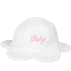 baby girls custom sun hat