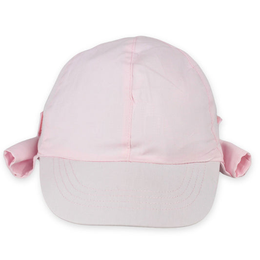 Baby Girls  Legionnaire Sun Hat with Neck Flap - Pink
