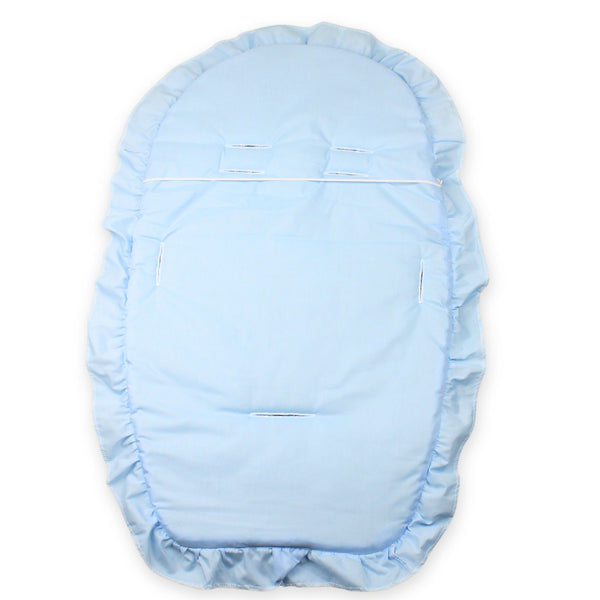 baby boys blue three bow car seat 
