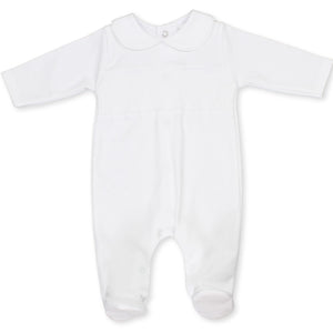 baby sleepsuit all in one white
