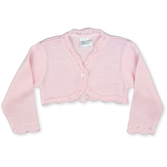 bbay girls bolero pink cardigan