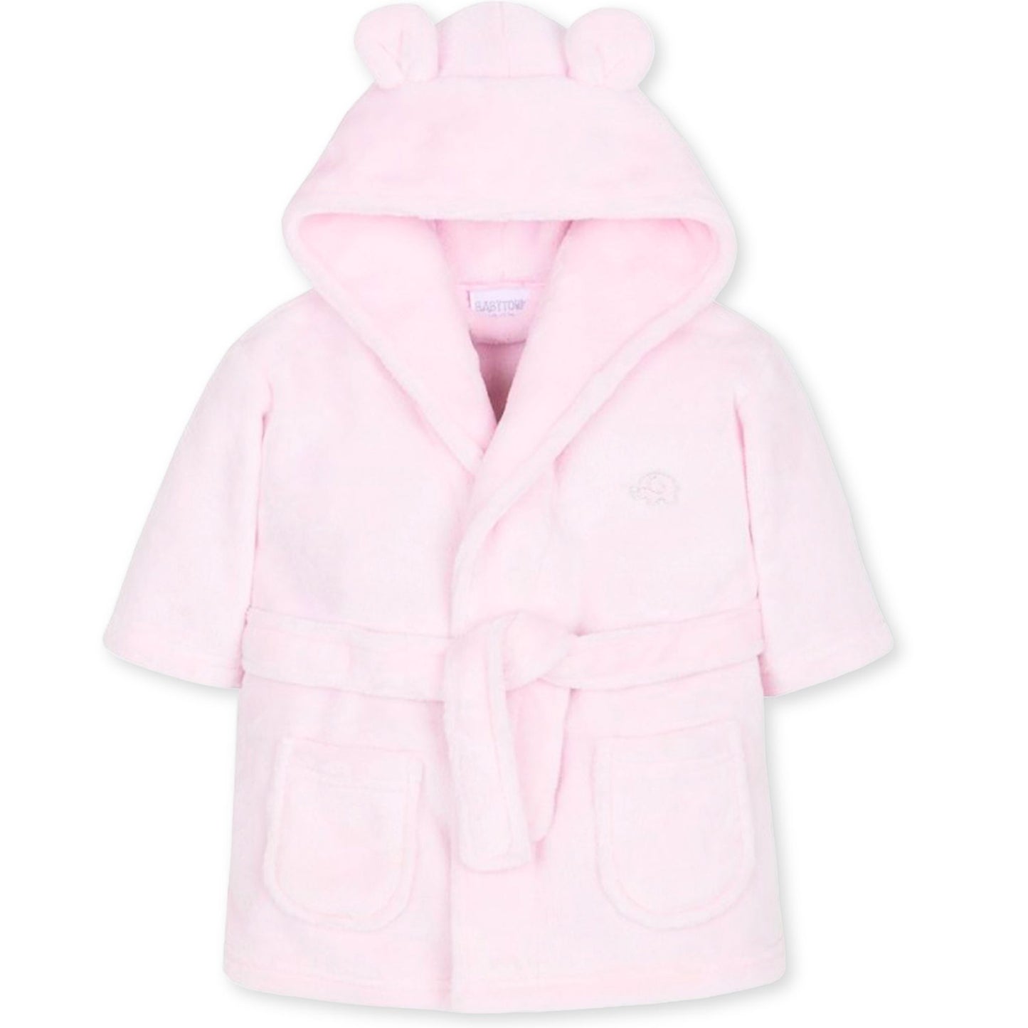 baby girls pink dressing gown
