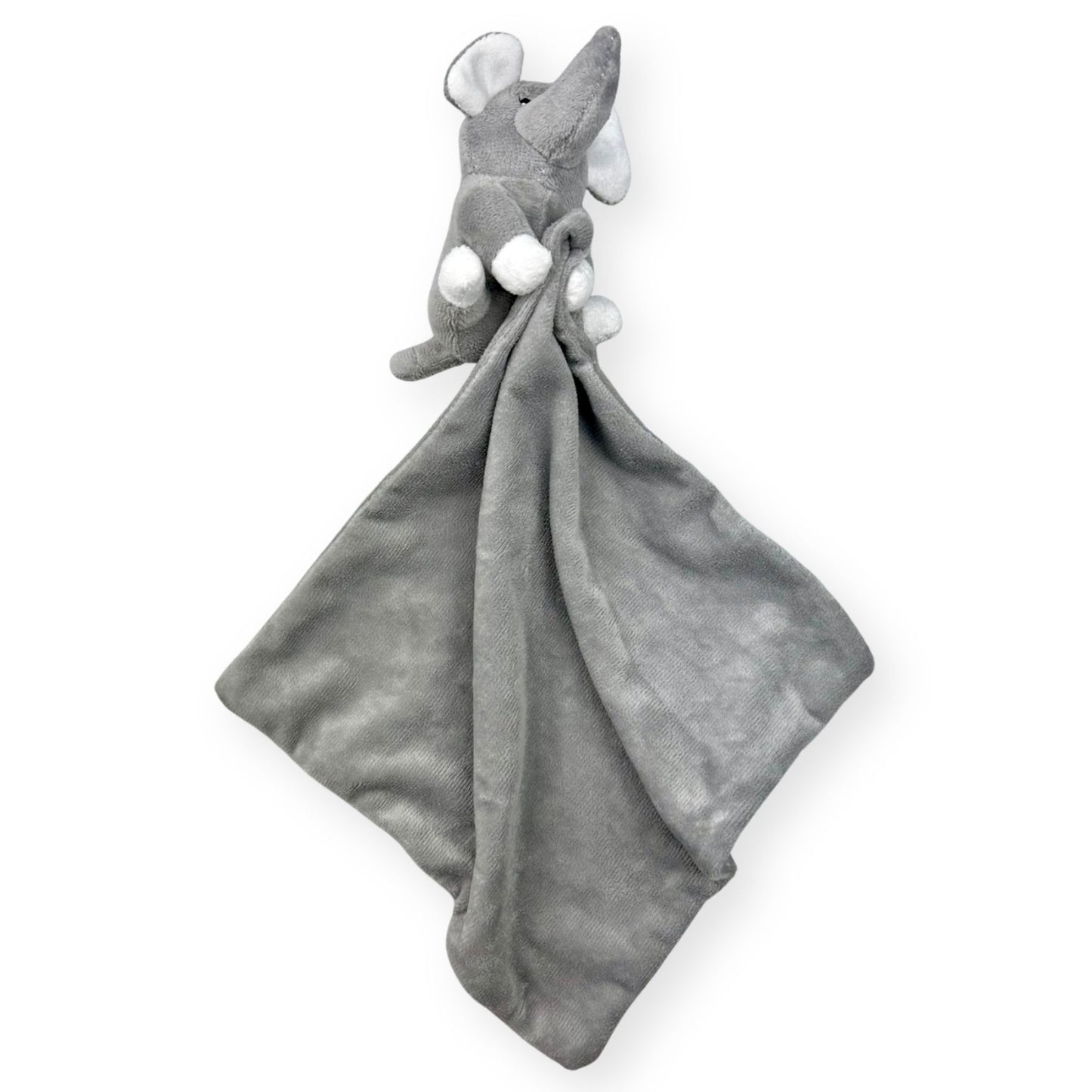 Baby Comforter - Grey with Elephant