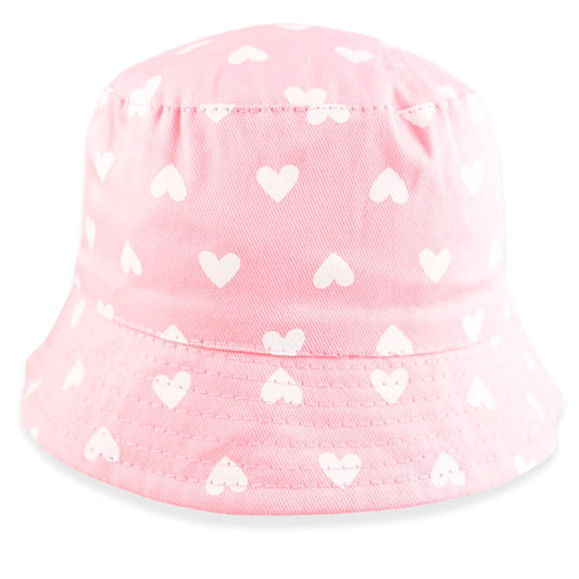 Baby Girls Summer Bucket Sun Hat - Pink