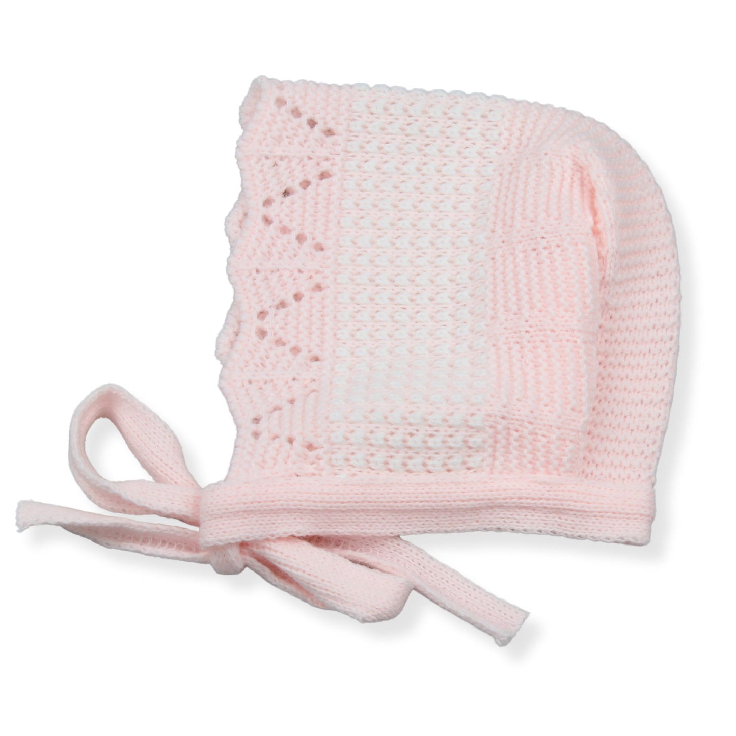 Pink Knitted Baby Girls Set | Made in Portugal | Newborn to 3 Months